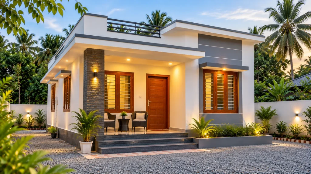 ₹6 lakh contemporary Kerala house