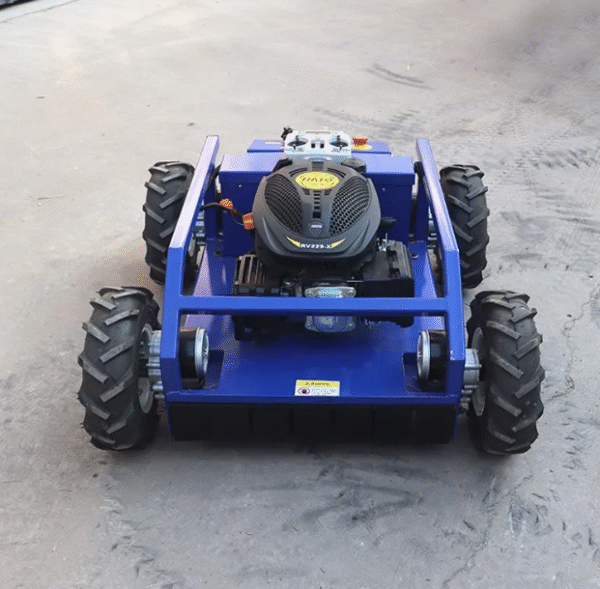 Remote-Controlled Mowing Robot Grass Cutter